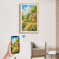 32 43 49 Inch Groot Digitaal Fotolijstje Foto Video Touchscreen LCD Smart 4K HD Klok Android OS Schilderij Afbeelding Signage WiFi Video