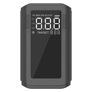 Inflador de neumáticos portátil con pantalla LED de 12V, cilindro único para coche, motocicleta, bicicleta - Product Image 1