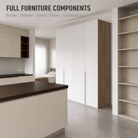 Panneau de fibres à densité moyenne en mélamine pleine grandeur 2-25 mm Standard 1220x2440 mm E1 Résistant à l'humidité Décoration de meubles de première qualité