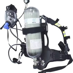 Equipo de Respiración Autónomo Portátil de Fibra de Carbono SCBA, Cilindro de Aire de 6.8L y 300 bar, Ligero, con Certificación CE EN137, Listo para Enviar - Product Image 6