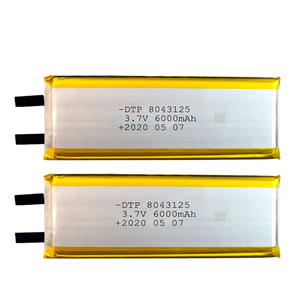 แบตเตอรี่ลิโพแบบชาร์จซ้ำได้ Deep Cycle 6000mah รุ่น DTP8043125 <span class=keywords><strong>3</strong></span>.7V 1S สีฟ้า พร้อมหัวปลั๊ก - Product Image 1