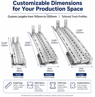 Industrieller Linearvibrations-Sortierer: Motoreinheit, Glasfasersensoren, Präzisionskomponenten-Zuführschiene, Hardware-Montage