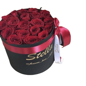 Forniture per fioristi matrimonio natale imballaggio per il giorno della casa forma cilindrica fiore trasparente bx box cajas para flores y amor - Product Image 2