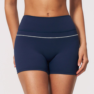 Shorts de <span class=keywords><strong>Yoga</strong></span> para Mujer 2026, Diseño Color Block, Cintura Alta, 3/<span class=keywords><strong>4</strong></span> de Longitud, Transpirables, de Secado Rápido, Control de Abdomen 3D - Product Image 2