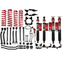 Kit de modification tout-terrain Jp JK Jeep Wrangler avec amortisseurs à azote, bras longs et courts (3 pouces/4 pouces)