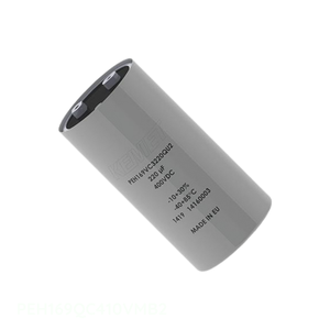 Condensateur d'origine PEH169QC410VMB2 à montage sur châssis, à borne à vis en aluminium, 105C, 1 mF - Product Image 1