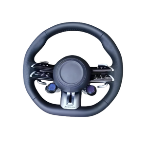 <span class=keywords><strong>Volant</strong></span> en cuir et fibre de carbone pour <span class=keywords><strong>Mercedes</strong></span> W206 W205 W204 W222 W223 W213 W177 W463 pour GT GLS63 GLE63 SL63 Classe S/Classe C - Product Image 5