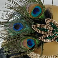 1920s Great Gatsby Flapper Costume Accessoires Ensemble Carnaval Coiffure Bachelor Party Fournitures Halloween Cosplay Chapeaux
