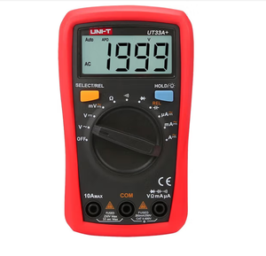 UNI-T UT33A+ มัลติมิเตอร์ดิจิตอลขนาดพกพา ช่วงความจุ 1F-1mF ช่วงอัตโนมัติ กระแสไฟ 10A ความต้านทาน 200M รองรับแรงดันไฟฟ้า 600V - Product Image 1