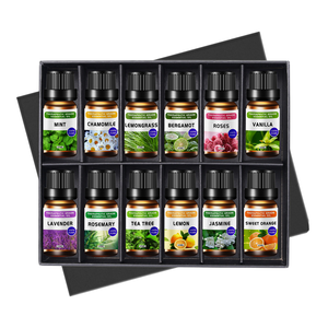 Set <span class=keywords><strong>de</strong></span> Aceites Esenciales para Aromaterapia, 10 ml, Aroma Floral <span class=keywords><strong>de</strong></span> Lavanda y Rosa, Ambientador para el Hogar, Apto para <span class=keywords><strong>Difusor</strong></span> <span class=keywords><strong>de</strong></span> Aromas - Product Image 2