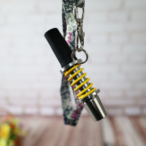 Bocchino per Narghilè di Lusso in Acciaio Inossidabile, Design Ecologico e Durevole, Mini Supporto per Narghilè con Aspetto a Molla - Product Image 4