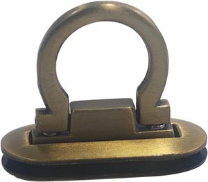 Fermoirs ovales à verrouillage rotatif en alliage de zinc, style anneau, pour sacs à main, fermoirs à bascule, boucles torsadées, attaches pour sacs à main et sacs à bandoulière DIY - Product Image 4