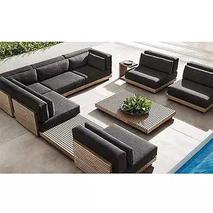 Đồ Nội Thất Sân Hiên Hiện Đại Dubai Bán Chạy Bộ Sofa Góc Giường Ngủ Bằng Liễu Gai Thép Nhỏ Ngoài Trời Cho Vườn Sẵn Sàng Giao Hàng