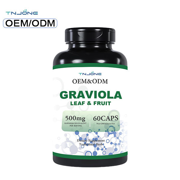 Mulittea Soursop Graviola Leaf & Fruit Extract Capsules - 120 Caps, 1000mg High Potency