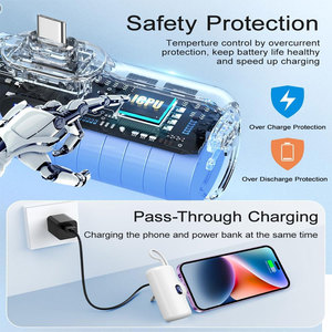 <span class=keywords><strong>Batterie</strong></span> <span class=keywords><strong>externe</strong></span> Capsule 5000 mAh avec écran LED, <span class=keywords><strong>chargeur</strong></span> portable pour <span class=keywords><strong>iPhone</strong></span>, câble <span class=keywords><strong>de</strong></span> charge rapide, Powerbank, <span class=keywords><strong>batterie</strong></span> <span class=keywords><strong>externe</strong></span> - Product Image 5