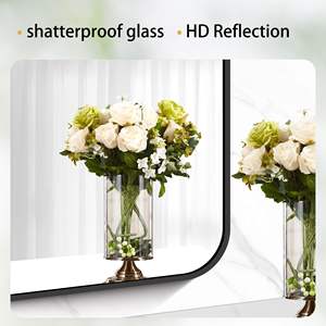 Espejo de baño autoadhesivo montado en la pared Venta caliente Tipo sin perforación Adecuado para tareas de lavado y maquillaje - Product Image 5