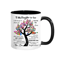 Tasse à café en céramique Temu AliExpress, style chinois, design de couple de dessins animés, tasse à café de bureau, tasse à eau pour le petit-déjeuner
