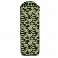 Sac de couchage pour adultes Forjoy de qualité supérieure, style enveloppe, avec capuche, design isolé pour le camping en plein air, imperméable