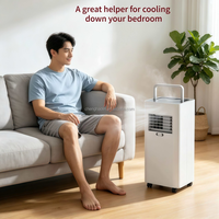 Climatiseur portable avec fonction de chauffage et de refroidissement, déshumidification puissante, fonctionnement ultra silencieux pour petites pièces