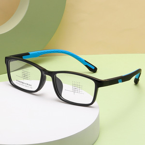 Student Eyeglasses Plano Lenses Rectangular Frame TR90 Material Unisex Comfortable For Boys And Girls - Product Image 2