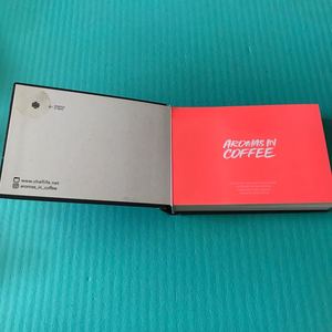 <span class=keywords><strong>Livre</strong></span> personnalisé Sniff Coffee Design interactif coloré avec des arômes uniques Couverture rigide imprimée sur papier couché et papier d'art - Product Image 2