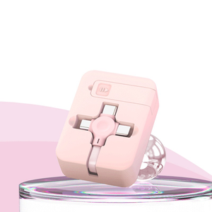 Bán buôn 3 1 có thể thu vào lưu trữ USB Loại C sạc cáp 3A điện thoại đứng đa sạc cổng thông minh xe sạc nhanh - Product Image 4