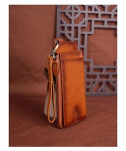 Mini sac à main pour homme, sac à main de luxe en cuir véritable, sac à main vintage pour homme - Product Image 5