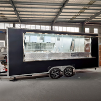 Chariot mobile pour hot-dogs Remorque concession pour barbecue Burger Van Remorque traiteur Remorques mobiles pour pizza avec équipement complet