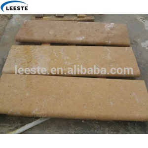 Chine Pas Cher pierre de Chaux Beige Prix jaune Revêtement Mural Calcaire - Product Image 2