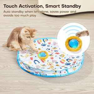 Tapis de <span class=keywords><strong>jeu</strong></span> de 28 pouces Kicker d'exercice d'intérieur activé par le mouvement automatique Balle roulante rapide Hide Seek Game Jouets interactifs - Product Image 3