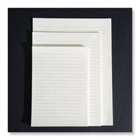 Libro escrito personalizado Simple Day Series papel con membrete blanco A4/A5 romántico en blanco espiral papel de carta de una sola línea