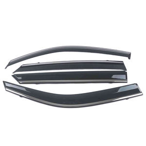 Para <span class=keywords><strong>PEUGEOT</strong></span> 2008 2013-2023 Ventana de coche sol lluvia sombra viseras escudo refugio Deflector cubierta marco pegatina accesorios exteriores - Product Image 1