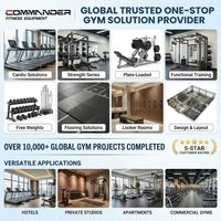 Equipo de Gimnasio Multifuncional de 8 Estaciones para Entrenamiento de Fuerza, Máquina de Fuerza con Cable Tipo Jungle y Crossover de 8 Estaciones