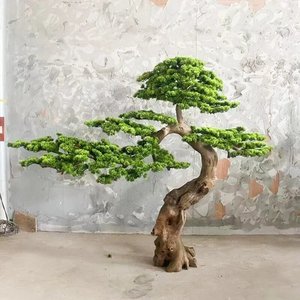 Cây thông nhân tạo cành cây lớn chậu cây thông lớn cây bonsai cây tuyết tùng nhân tạo cây thông cho trang trí nhà - Product Image 2