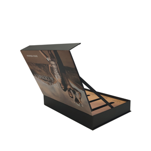 New tùy chỉnh in ấn hộp đen 7 inch <span class=keywords><strong>LCD</strong></span> Monitor hình chữ nhật món quà sinh nhật video Box kinh doanh khuyến mãi - Product Image 3