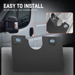 Dispositif antivol de porte conducteur en acier BEVINSEE, <span class=keywords><strong>kit</strong></span> de protection contre le cambriolage de porte arrière pour Fiat Ducato <span class=keywords><strong>Peugeot</strong></span> Boxer Citroën Jumper - Product Image 5