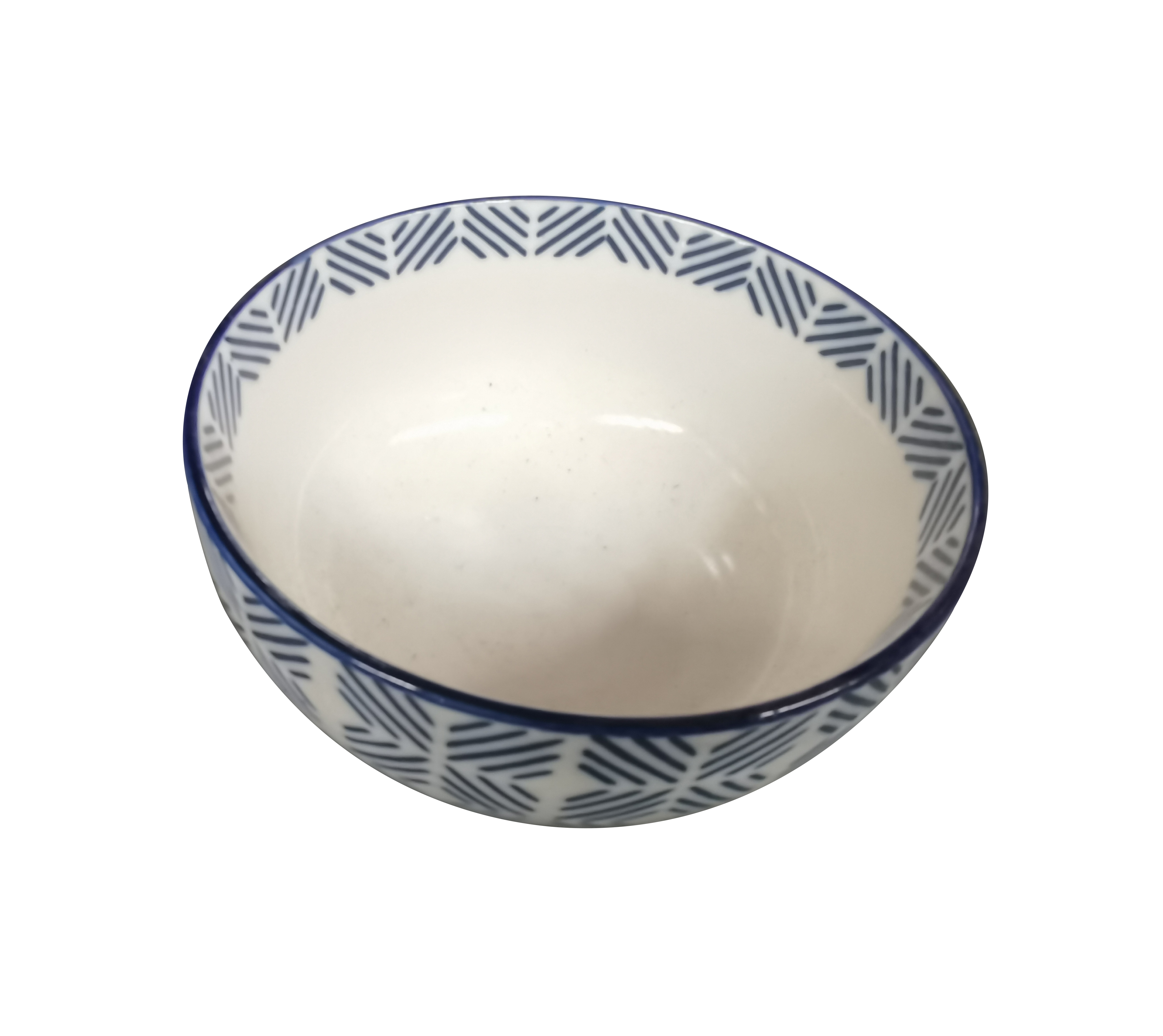 HH-CC Set Di 6 Ciotole In Porcellana Asiatica Blu E Bianco – Ciotole Per Riso In Ceramica, Decoro Tradizionale Cinese, Diametro 15,5 Cm, Qualità Garantita