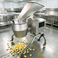 Hoge snelheid centrifugale groentesnijmachine ui-tomaat snijder versnipperaar industriële voedselverwerkingsapparatuur