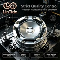 Rines de Aleación Retro Pulidos para Ventanas, Rines de Lujo para Tuning, Resistentes a Impactos, Tamaño Personalizado Disponible