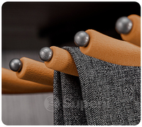 Porte-pantalons coulissant double rangée haut de gamme en alliage d'aluminium nano-métal, organisateur de penderie et rangement de placard