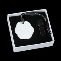 Prix usine suspendu en céramique arôme fleur parfum diffuseur d'huile voiture maison plâtre pierres de gypse parfumé argile arôme pierre cadeau