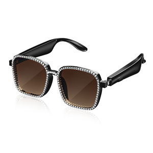 Gafas Inteligentes XG95 con Auriculares, Llamadas HD, Música, Protección Anti-luz Azul, para Exteriores, Auto, Deportes, con Diamantes - Product Image 1