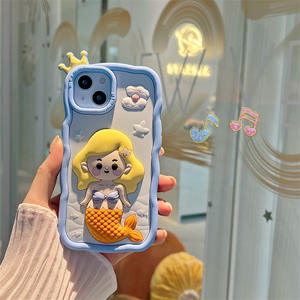 <span class=keywords><strong>Ariel</strong></span> jolie fille princesse silicone <span class=keywords><strong>coque</strong></span> souple dessin animé coques de téléphone pour iPhone 14 13 12 11 Pro Max couverture arrière - Product Image 2