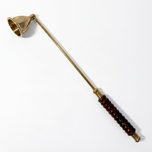 Elegant Gold <b>Candle</b> Snuffer – Handcrafted Metal Extinguisher for Fine <b>Candle</b> Care and Gifting - Product Image 1