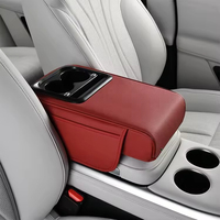 Coussin de protection universel de luxe en cuir pour accoudoir de voiture, prix de gros