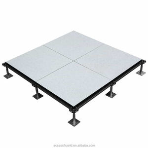 Sistema de suelo elevado de sulfato de calcio con acabado de PVC HPL antiestático certificado CE para salas de ordenadores/servidores, centros de datos, sala limpia - Product Image 3