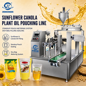 Sonnenblumen- und Rapsöl-Abfüllanlage Standbeutel-Messsystem Doypack-Beutel Abfüll- und Versiegelungsmaschine - Product Image 1