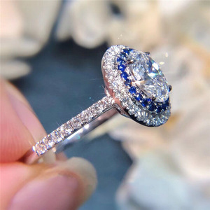 Anillo de Diseño Ovalado para Mujer, Estilo de Engaste Redondeado, Anillo de Uso Diario - Product Image 4