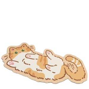 Tapis de bain antidérapant en terre de diatomée, forme personnalisée, motif chat mignon, pour sol de salle de bain - Product Image 4