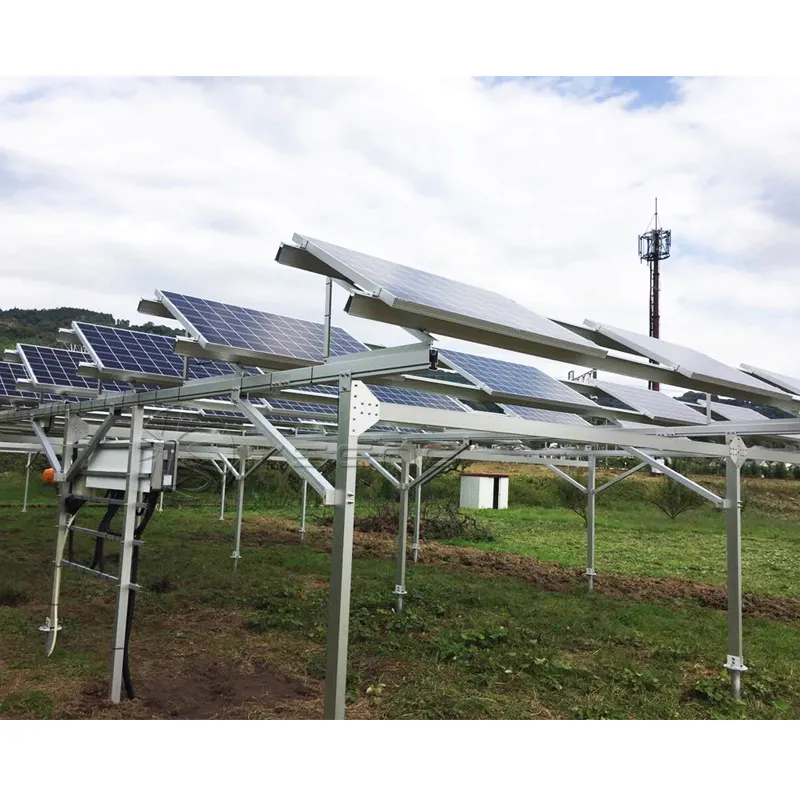 1 MW Agriculture PV Solar Farm Mounting System Solar Power Greenhouse Solar PV Panel Ground Mounting Structure For Farms · image 4